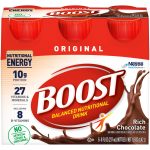 NESTLE HEALTHCARE NUTRITION Boost® Original Chocolate Balanced Nutritional Drink, 8-ounce bottle 00041679675366