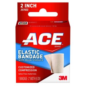 3M COMPANY 3M™ Ace™ Single hook-and-loop closure Elastic Bandage, 2 Inch x 4-2/10 Foot 207602