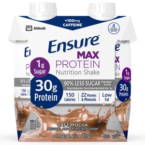 ABBOTT NUTRITION Ensure® Max Café Mocha Protein Nutrition Shake, 11-ounce carton 66893