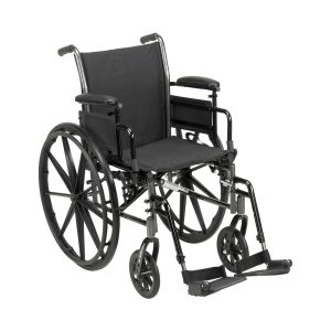 MCKESSON BRAND drive™ Cruiser III Lightweight Wheelchair 146-K320ADDA-ELR