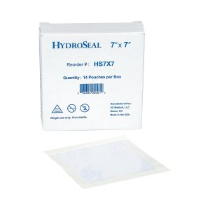 2G MEDICAL LLC HydroSeal IV Site Barrier Protector, Clear, 7 x 7 inch, Disposable HS7X7