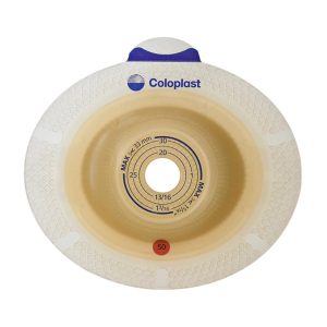 COLOPLAST SenSura® Click Xpro Convex Light Ostomy Barrier, 22 mm Stoma Opening, Green 11016