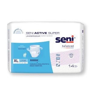 TZMO USA INC Seni® Active Super Moderate to Heavy Absorbent Underwear, Extra Large S-XL14-AS1