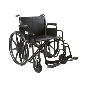 MCKESSON BRAND McKesson Bariatric Wheelchair, 22 Inch Seat Width 146-STD22ECDDA-SF