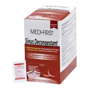 MEDIQUE PRODUCTS Medi-First® Phenylephrine Sinus Relief 80913