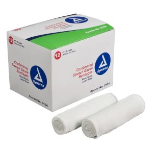 dynarex® Conforming Bandage, 4 Inch x 4.1 Yard 3104