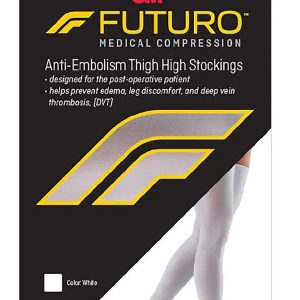 3M COMPANY 3M Futuro™ Anti-Embolism Moderate Compression Thigh-Hi Stockings Medium/Regular 71065EN