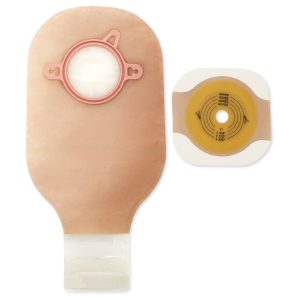 HOLLISTER New Image™ 19353 Two-Piece Ileostomy/Colostomy Pouch, 57mm Flange, Green 19353