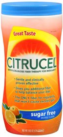 GLAXO CONSUMER PRODUCTS Citrucel® Methylcellulose Fiber Sugar-Free Orange Flavor Powder 00135009070