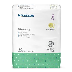 MCKESSON BRAND McKesson Youth Diaper / Incontinence Brief for Children weighing 46 lbs. or more BD-SZ8
