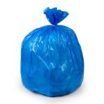 COLONIAL BAG CORP Colonial Bag Recycling Bag, Blue, 44-gallon Capacity CCB44GAL