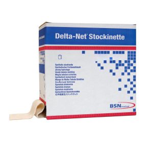BSN MEDICAL Delta-Net® Stockinette, Tubular Cast Padding, White, 3 Inch x 25 Yard 6863