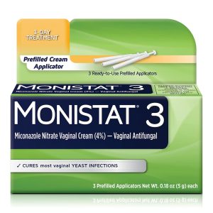 PRESTIGE MEDICAL Monistat® 3-Day Treatment Vaginal Antifungal Prefilled Cream Applicators 63736001518