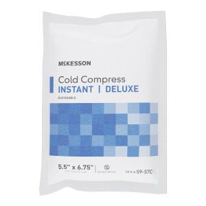 MCKESSON BRAND McKesson Deluxe Soft Cloth Instant Cold Pack, 5.5 x 6.75 Inch 59-57C