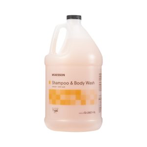 MCKESSON BRAND McKesson two-in-one shampoo and Body Wash, Apricot Scent, 1 Gallon Jug 53-28021-GL