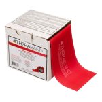 PERFORMANCE HEALTH TheraBand® Exercise Resistance Band, Red, 4 Inch x 25 Yard, Medium Resistance 81234756
