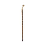 MABIS HEALTHCARE Brazos™ Twisted Oak Cane, 37-Inch Height, Brown 502-3000-0239