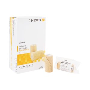 MCKESSON BRAND McKesson Self-adherent Closure Cohesive Bandage, 4 Inch x 5 Yard 16-53414
