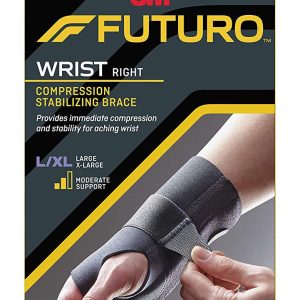 3M COMPANY 3M™ Futuro™ Compression Stabilizing Right Wrist Brace, Large/Extra Large 48402ENR