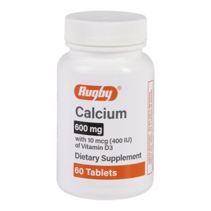 MAJOR PHARMACEUTICALS Rugby® Calcium / Vitamin D-3 Tablet 80681002900