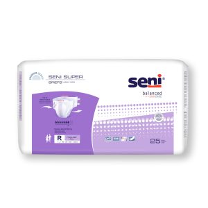 TZMO USA INC Seni® Super Heavy Absorbency Incontinence Brief, Regular S-RE25-BS1