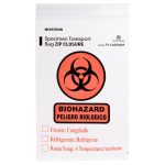 MCKESSON BRAND McKesson Specimen Transport Bag with Document Pouch, Zip Closure, 6 x 9 Inch 79-LAB20609