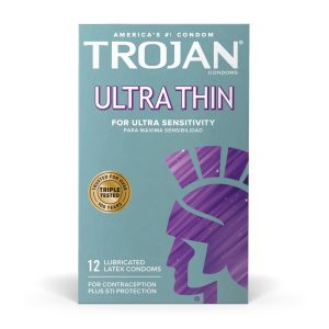 CHURCH AND DWIGHT Trojan® Ultra Thin Lubricated Latex Condoms 02260092642