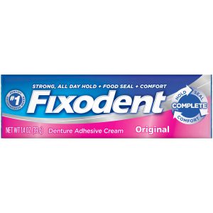 PROCTER & GAMBLE Fixodent Original Denture Adhesive Cream, 1.4 oz 00076660300385