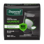 KIMBERLY CLARK Depend® Men Fresh Protection Guards™, 7.2 x 10.6 Inch 58413