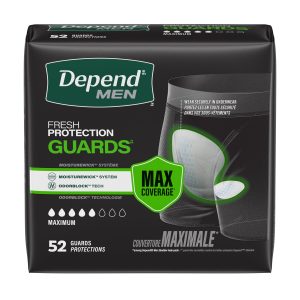 KIMBERLY CLARK Depend® Men Fresh Protection Guards™, 7.2 x 10.6 Inch 58413