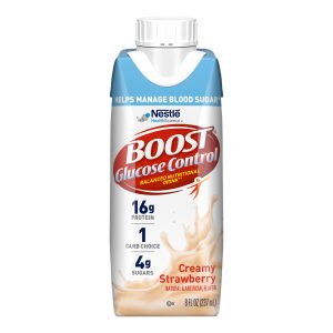 NESTLE CLINICAL NUTRITIONAL Boost® Glucose Control Strawberry Balanced Nutritional Drink, 8-ounce carton 00041679158104