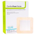 SION BRANDS LLC ComfortFoam™ Border Silicone Foam Dressing, 4 x 4 Inch 00317E