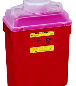 BD Multi-purpose Sharps Container, 6 Gallon, 17.5 x 12.8 x 8.8 Inch 305457