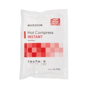 MCKESSON BRAND McKesson Hot Pack, Instant Chemical Activation, General Purpose, 5 x 7 Inch 16-9706