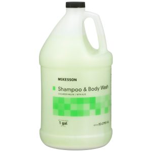MCKESSON BRAND McKesson 2-in-1 Shampoo and Body Wash, Cucumber Melon Scent, 1 Gallon Jug 53-27901-GL