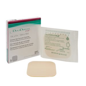 CONVATEC DuoDerm® CGF® Hydrocolloid Dressing, 4 x 4 Inch 187660
