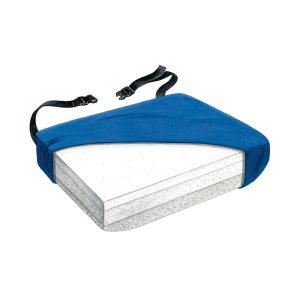 SkiL-Care™ Foam and Gel Bariatric Seat Cushion, 24 x 18 x 3 Inch, Blue 915130
