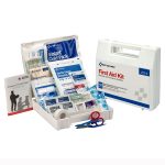 ACME UNITED First Aid Only® Ten-Person First Aid Kit, Plastic Case with Dividers 222-U