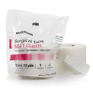 MCKESSON BRAND McKesson Cloth Medical Tape, 2 Inch x 10 Yard, White 172-49220