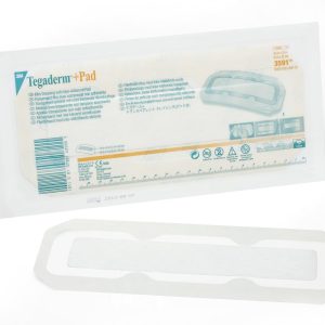 SOLVENTUM CORPORATION 3M™ Tegaderm™ Transparent Film Dressing with Pad, 3-1/2 x 10 Inch 3591