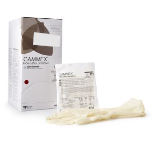 ANSELL Gammex® Non-Latex Sensitive Polychloroprene Surgical Glove, Size 8.5, Cream 20277285
