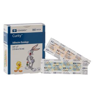 CARDINAL Curity™ Assorted Looney Tunes Adhesive Strip, ¾ x 3 Inch 44124