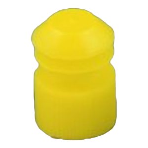 MCKESSON BRAND McKesson Flanged Plug Cap, Yellow. Polyethylene, for Use with 13 mm Tubes 177-118240Y