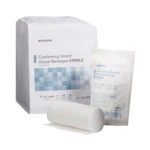MCKESSON BRAND McKesson Sterile Conforming Bandage, 4 Inch x 4-1/10 Yard 16-019