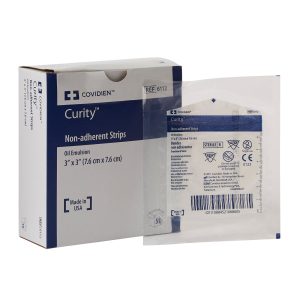 CARDINAL Curity™ Oil Emulsion Impregnated Dressing, 3 x 3 Inch 6112
