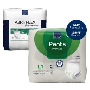 ABENA NORTH AMERICA Abri-Flex™ Premium L1 Absorbent Underwear, Large 41086
