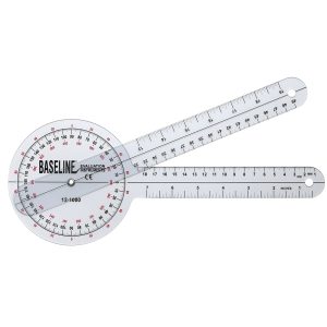 FABRICATION ENTERPRISES Baseline® Goniometer, 12 Inch Arms 12-1000