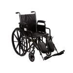 MCKESSON BRAND McKesson Wheelchair, 16 Inch Seat Width 146-SSP216DDA-ELR