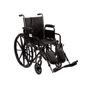 MCKESSON BRAND McKesson Wheelchair, 16 Inch Seat Width 146-SSP216DDA-ELR