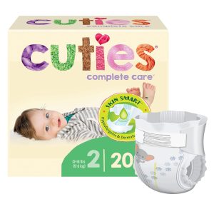 FIRST QUALITY PRODUCTS LLC Cuties® Complete Care Diapers, Size 2 CDB002